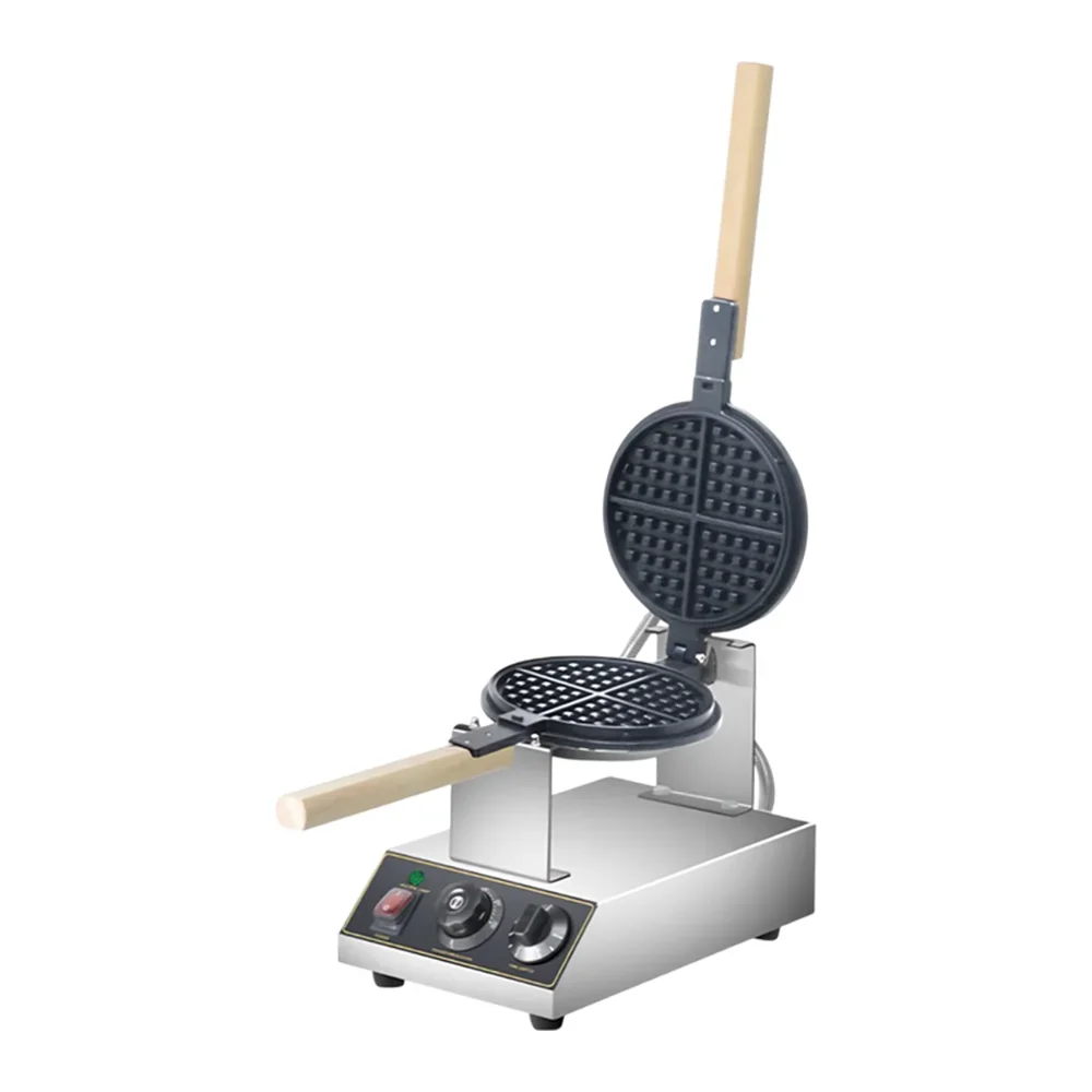 Lyroe hot sale Commercial Grade Waffle Maker Professional Snack Machine Stainless Steel Waffle Maker Rotated