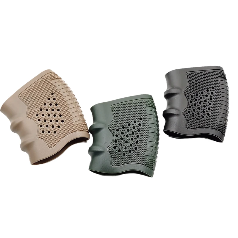 

Anti-Slip Tactical Handgun Rubber Protect Cover Grip Glove Tactical Holster for Glock Hunting Black G17 Accesories