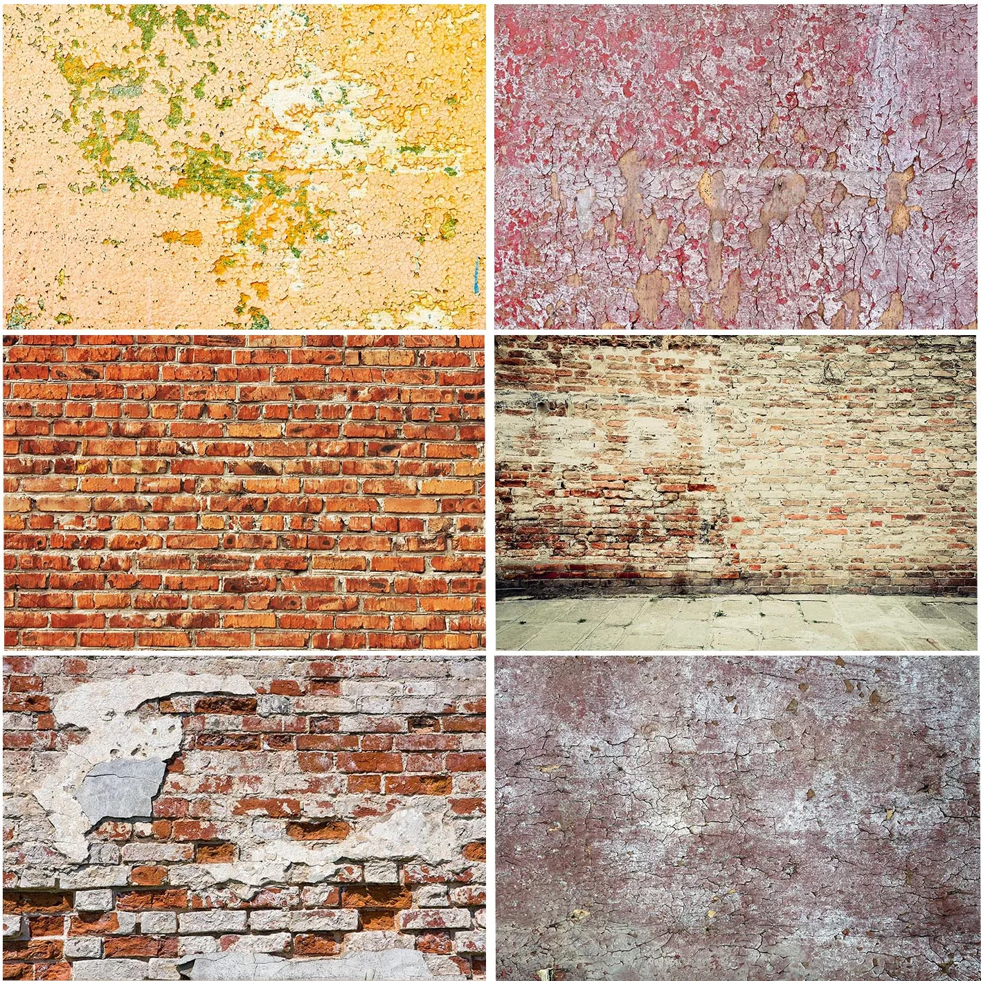 

Brick Wall Decoration Photography Backgrounds for Wedding Birthday Party Decor Custom Studio Photocall Backdrops Banner Props