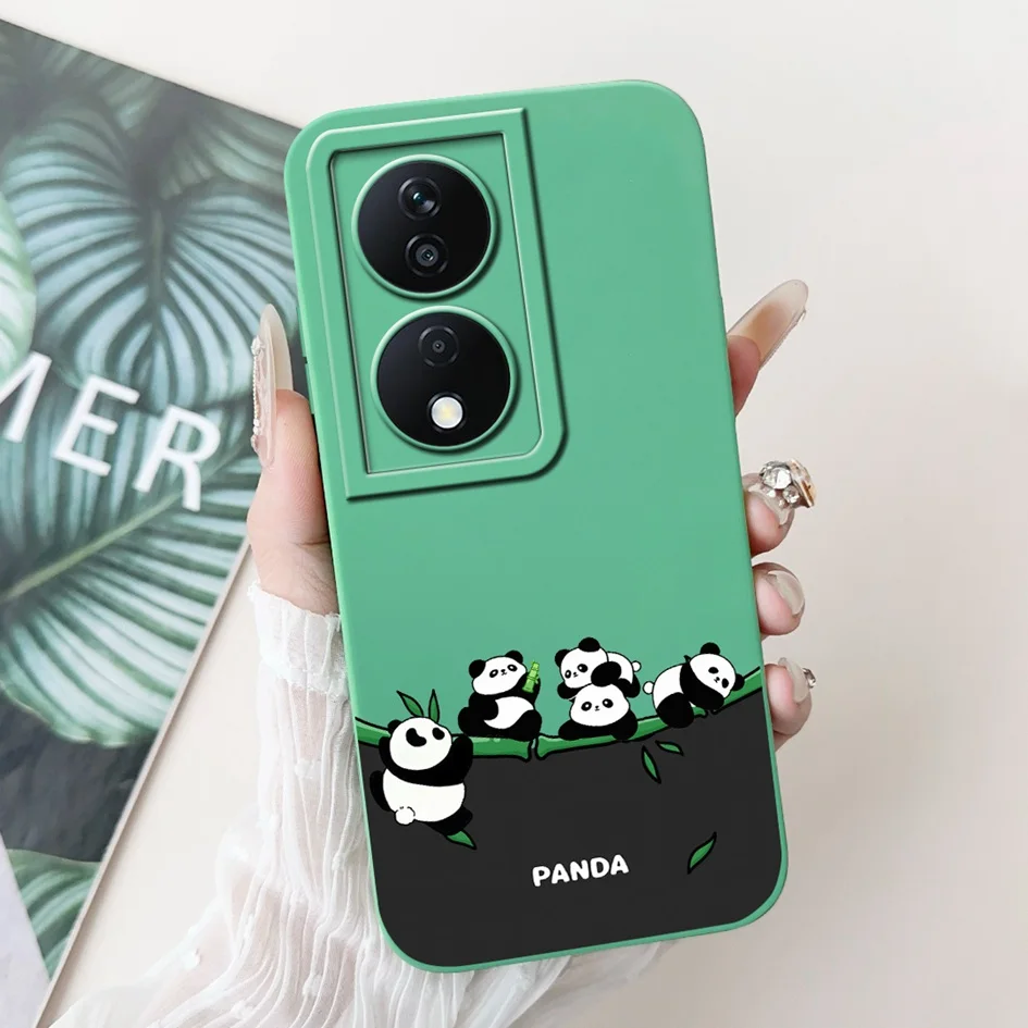 Cute Cartoon Astronaut Square Silicone Soft Case with Camera Lens Protection