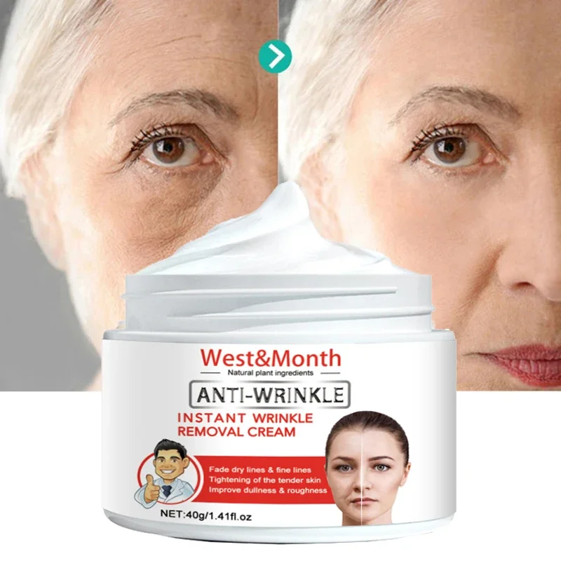 Instant Anti-Aging Face Cream Firming Lifting Remove Wrinkles Fine Lines Serum Whitening Brightening Moisturizing Skin Care 40ml whitening face cream retinol moisturizing brightening removing wrinkles removing acne dullness shrinking pores skin care 30g