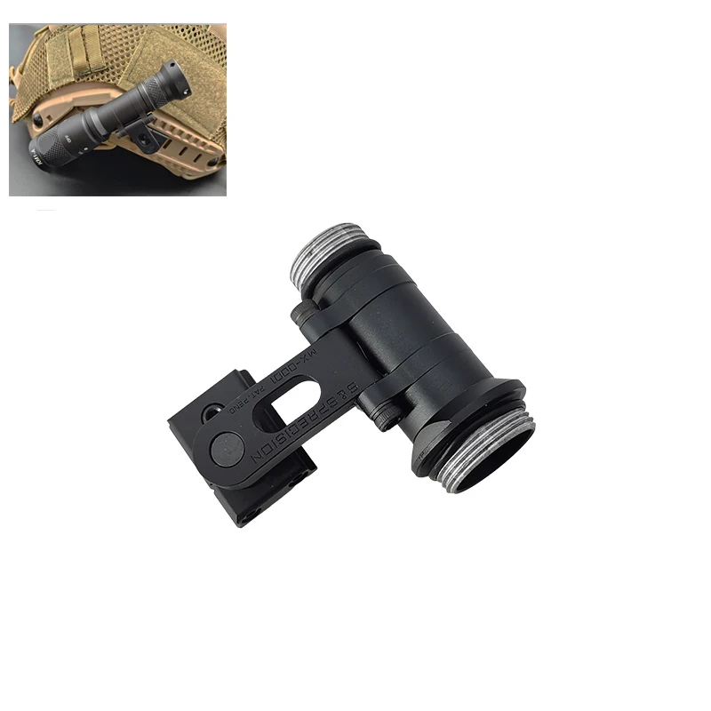 

Sotac SS MAX Helmet Mount for SF M300 M600 Flashlight Base Scout Light KIJI K1 IR Illuminator fits OPS-CORE Helmet Accessories