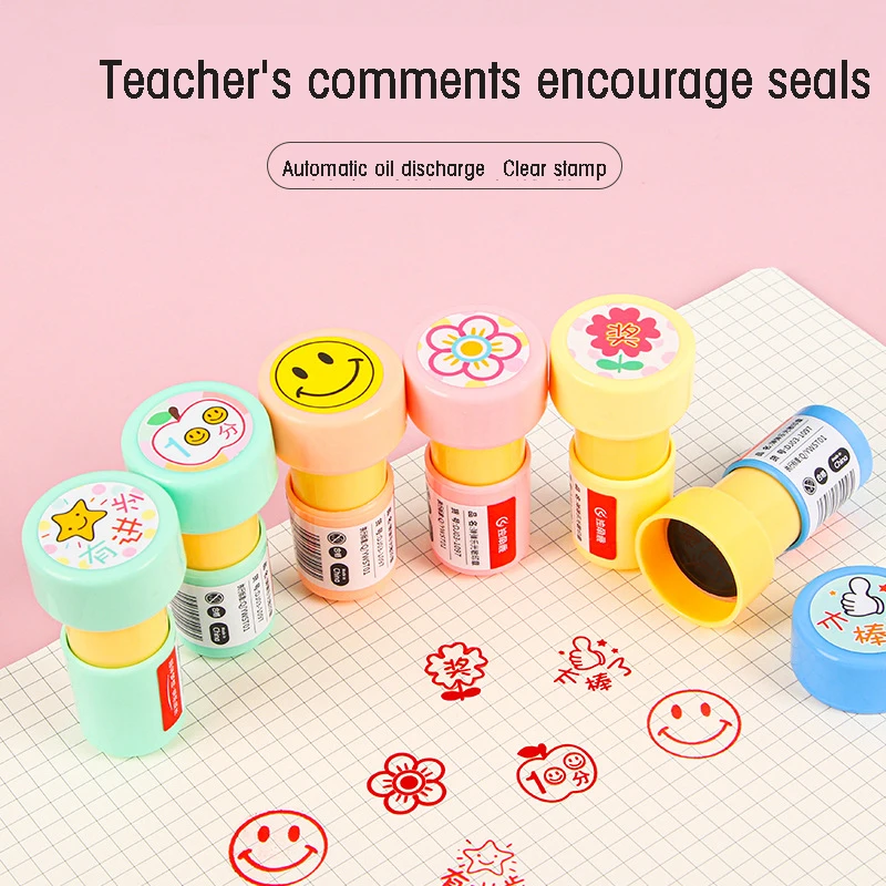 Children Reward Stamp Kindergarten Teachers Encourage Student Praise Album Decoration