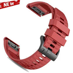 Premium QuickFit Silicone Strap for Smartwatches - Durable & Stylish Watchband Replacement (Red)