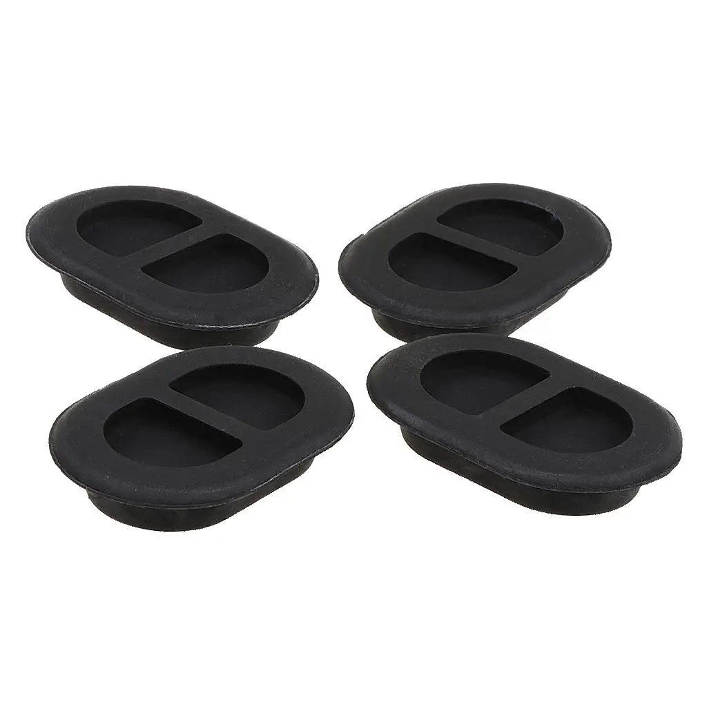 FLOOR DRAIN PLUGS (four pack) Portable for Jeep Wrangler TJ 12-17