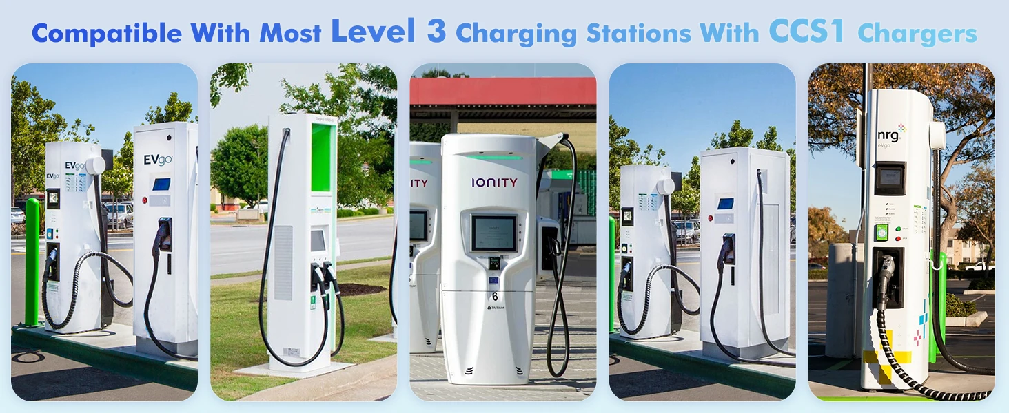 EVDANCE CCS1 zu Tesla Adapter-Ladegerät für Tesla Model 3/S/X/Y 250KW Kompatibel mit Level 3 Schnellladestation – Detail 5