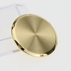 Premium 316L Stainless Steel Water - Resistant Slim Watch Caseback (Brushed Gold)