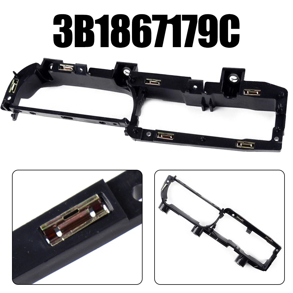 

1PCS Automotive Front Left Driver Interior Door Pull Grab Handle Bracket Replacement OEM NO 1J1867179A 11.61x3.34 X1.57inches