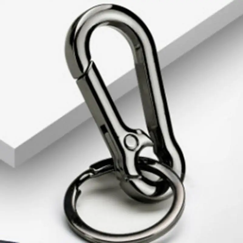 Stainless Steel Keychain One-Piece Molding Lightweight Material Key Ring Metal  Key Ring Key Holder Buckles Car Key Chain - AliExpress