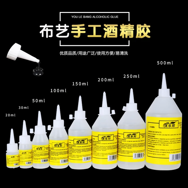 Alcohol Adhesive Transparent Crafts Glue 30ml Quick Drying Removable Screw  Lid Handcrafts Supplies for Home Kindergarten - AliExpress