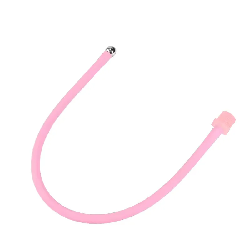 Enema Syringe 50cm-200cm Long Douche Silicone Anal Shower Cleaning Head Anal Beads Butt Plug Nozzle Tip Faucet Attachment Gay