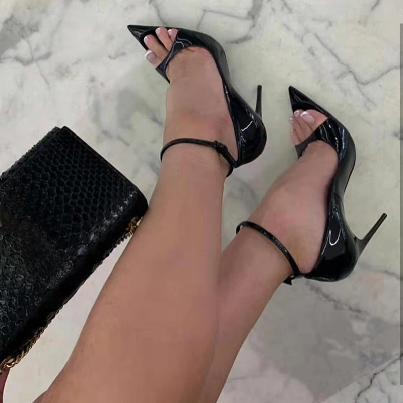 

New Pointed Toe Pumps Women Stiletto High Heels Women Shoes Rhinestone Rivet Dress Shoes Zapatos Mujer femmes chaussures
