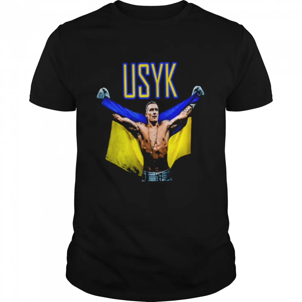 

Ukrainian Boxing Champion Oleksandr Usyk Patriotic Boxer T Shirt New 100% Cotton Short Sleeve O-Neck T-shirt Casual Mens Top