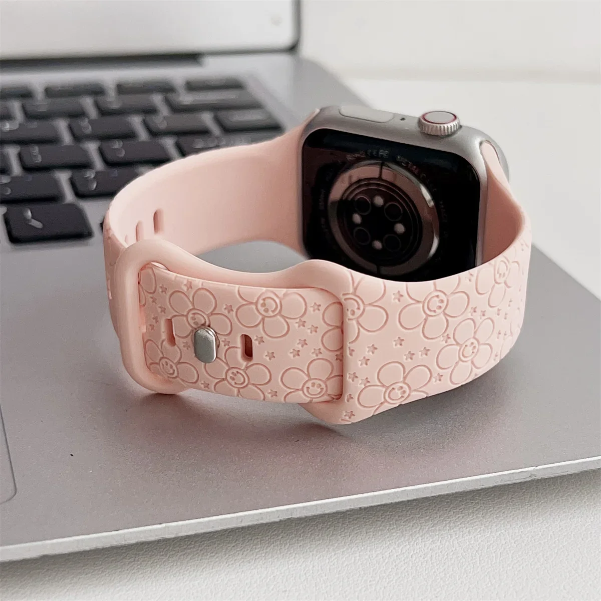 Watch Band For iWatch 42/44/45/49mm 38/40/41mm Silicone Fashion Watch Strap for Watch Series Ultra2 Se 9/8/7/6/5/4/3/2/1_voghion.com