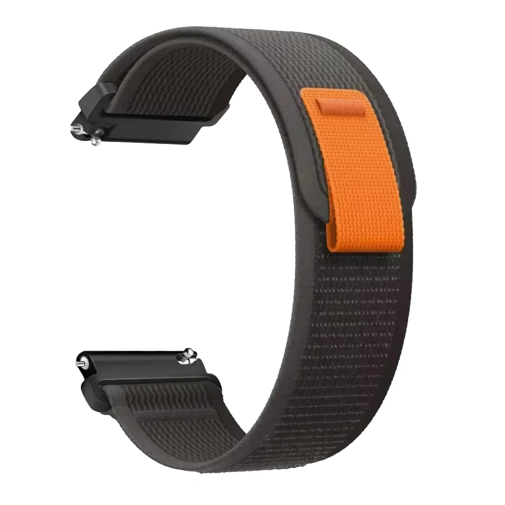 Nylon Loop Woven Watch Band, Adjustable 20-22mm Strap