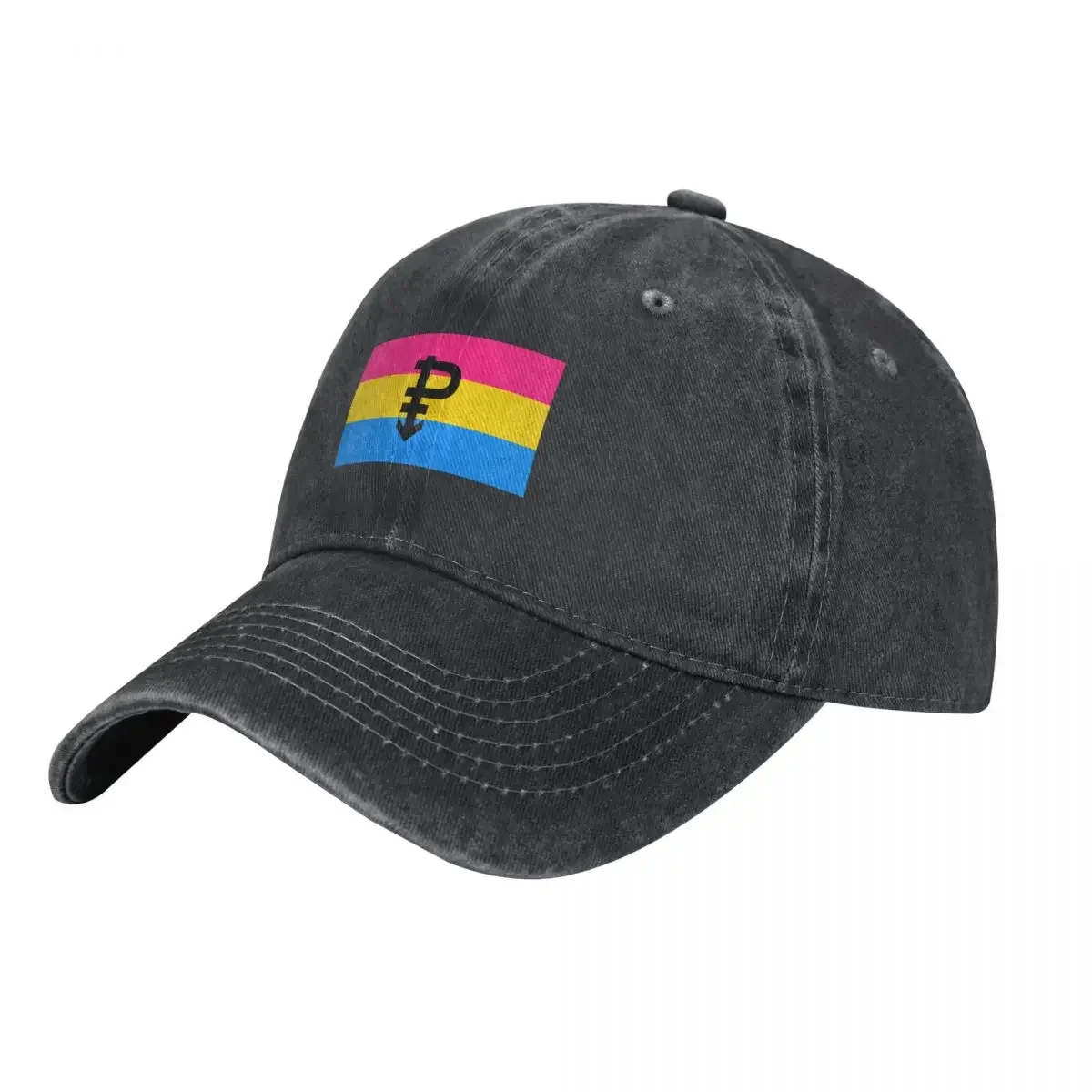 

Pansexual Pride Flag Cowboy Hat Luxury Brand Military Tactical Cap Gentleman Hat Beach Outing Men Luxury Brand Women's