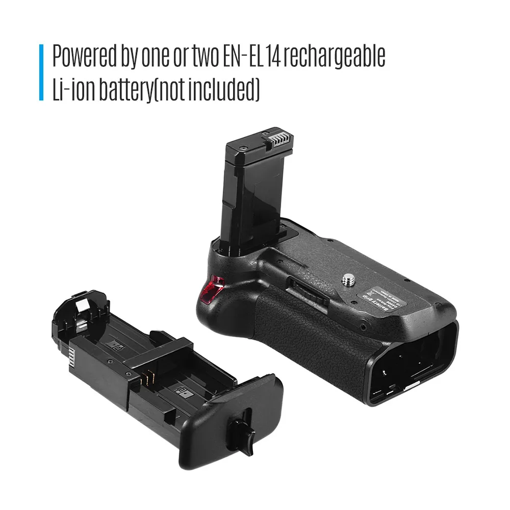 Camera Grip Vertical Battery Grip Holder For D5500 D5600 DSLR Camera EN-EL 14 Battery Powered with IR Remote Control Camera Battery Handle Grip Camera Hand Grip