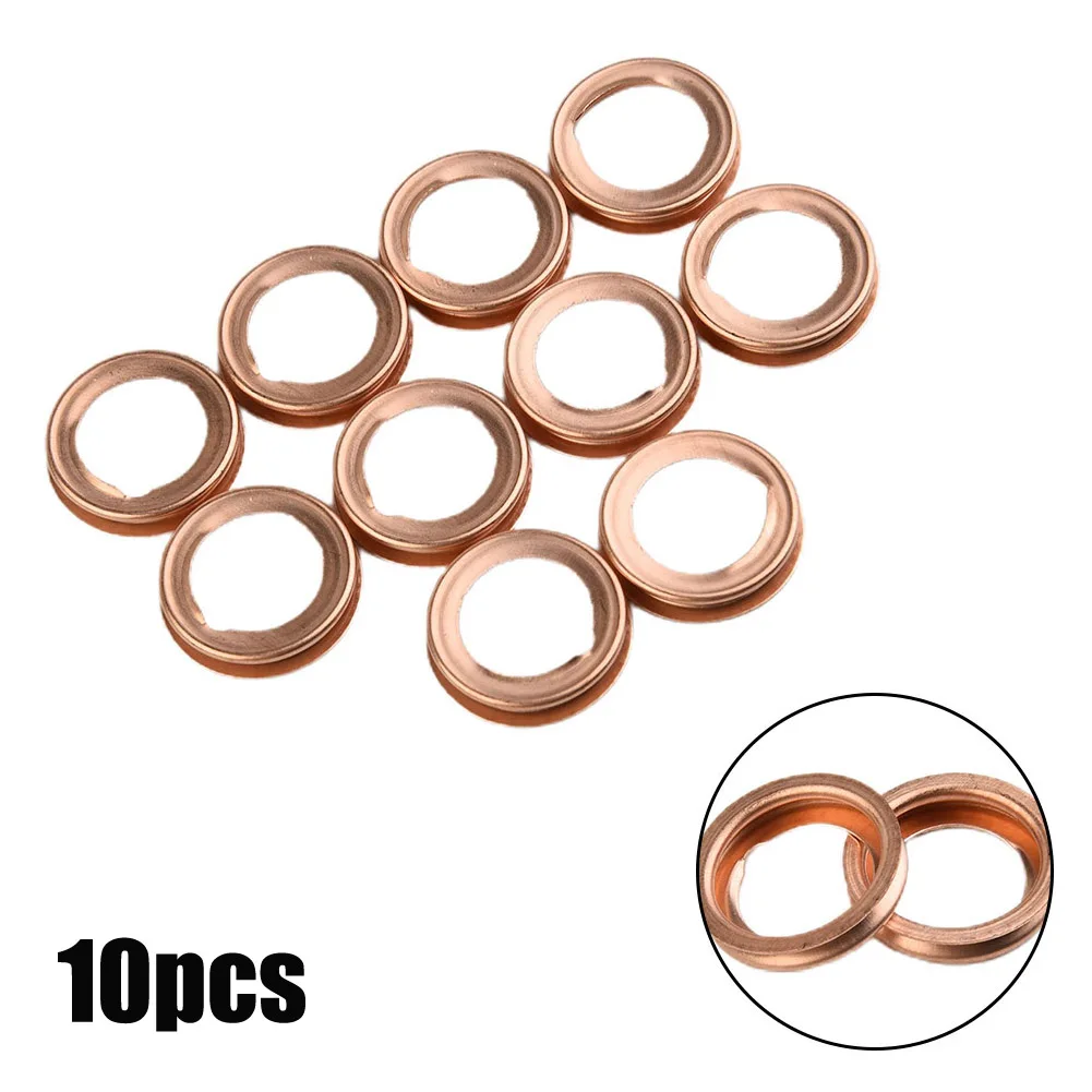 Sale 10Pcs Oil Drain Plug Crush Washer Gaskets 11026JA00A For Nissan 2010-2011 Metal Crush Gaskets For Nissan 370Z / Cube 2010