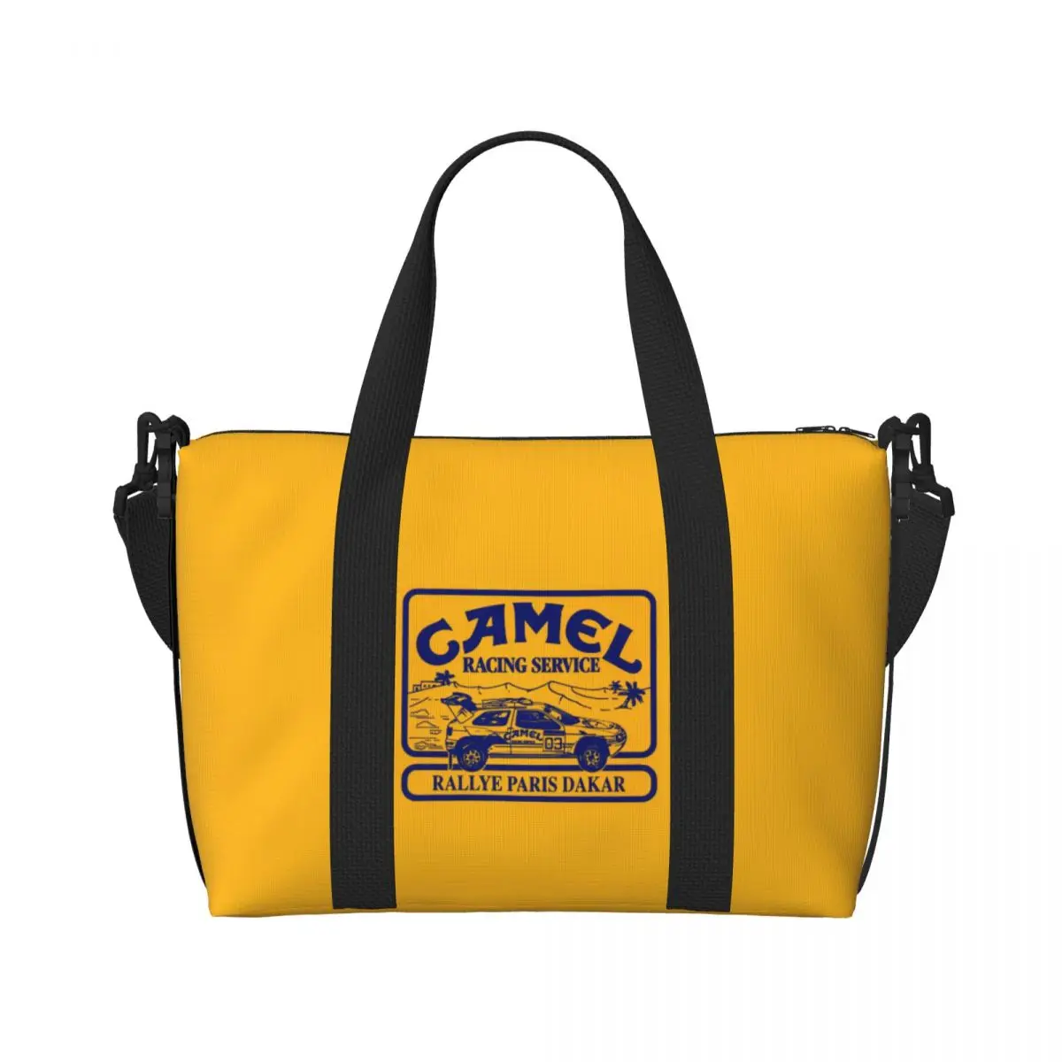 Trophys-Camel Beach Tote Bag for Women Big Compartment Beach Gym Travel Bags