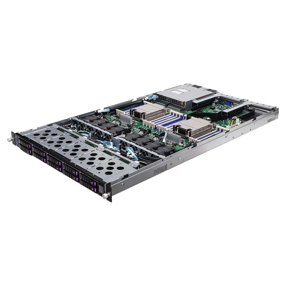 ASRock Rack 1U10E-MILAN2 1U Rackmount Storage Server Barebone 10 NVMe bays AMD EPYC 7003 (with AMD 3D V-Cache Technology)