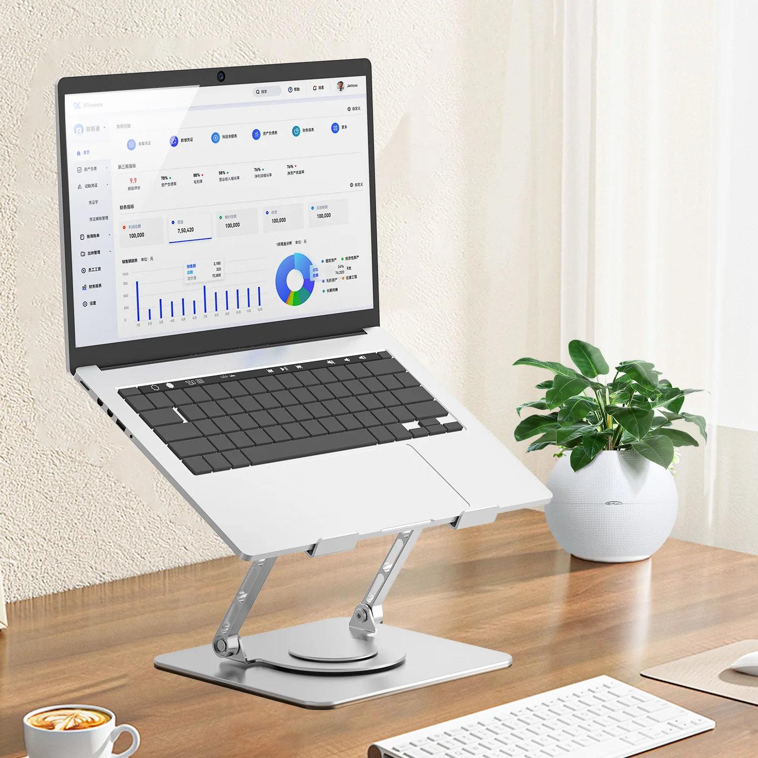 para notebook, ajustável, portátil, mesa para macbook, acessórios para tablet