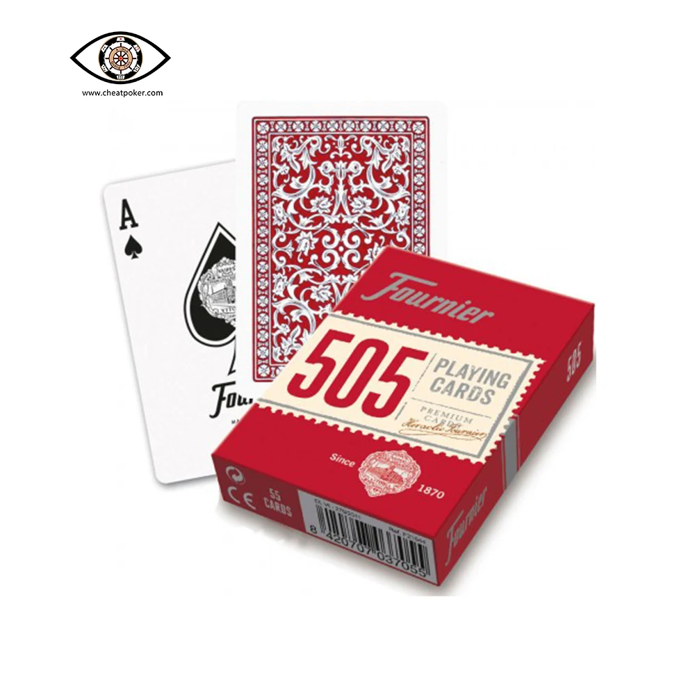 

Barcode Marked Playing Cards for Phone Reader Pokersize Magic Show Deck Fournier 505 Anti Cheating Poker