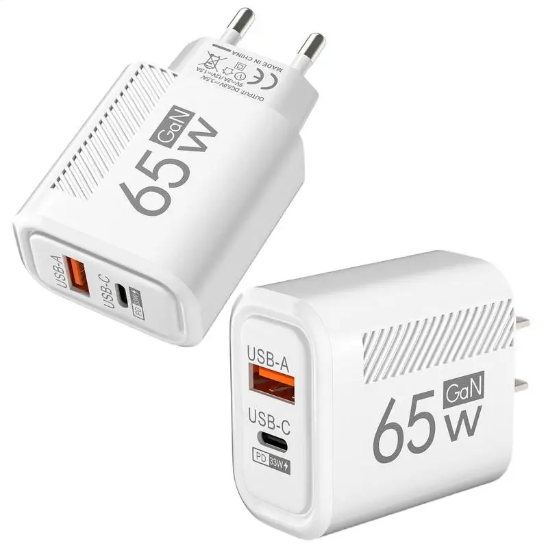 Wall Charger Adapter 2-Port Wall Charger Fast Charging for Phone Phones Double Port Quick Charging Adapter Cube for Home Dorm