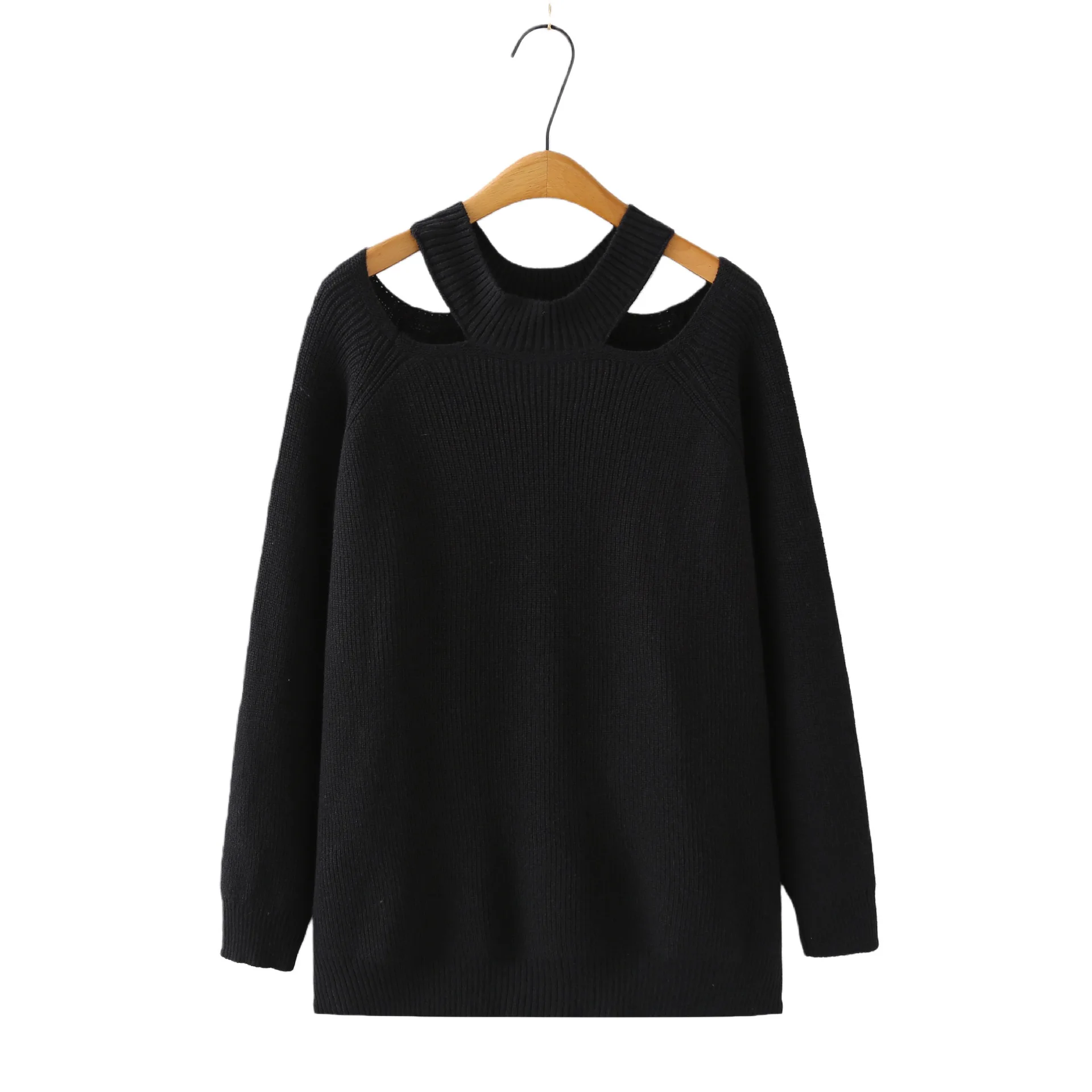 XXXXXXL Fashion Plus Size Women's Sweaters Autumn And Winter New Style Design Thick hollowed-out mid-length Pullovers