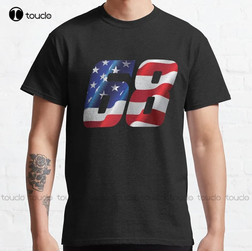 

Usa Flag 68 Lets Go Brandon Classic T-Shirt Custom Aldult Teen Unisex Digital Printing Tee Shirt Fashion Funny New Xs-5Xl