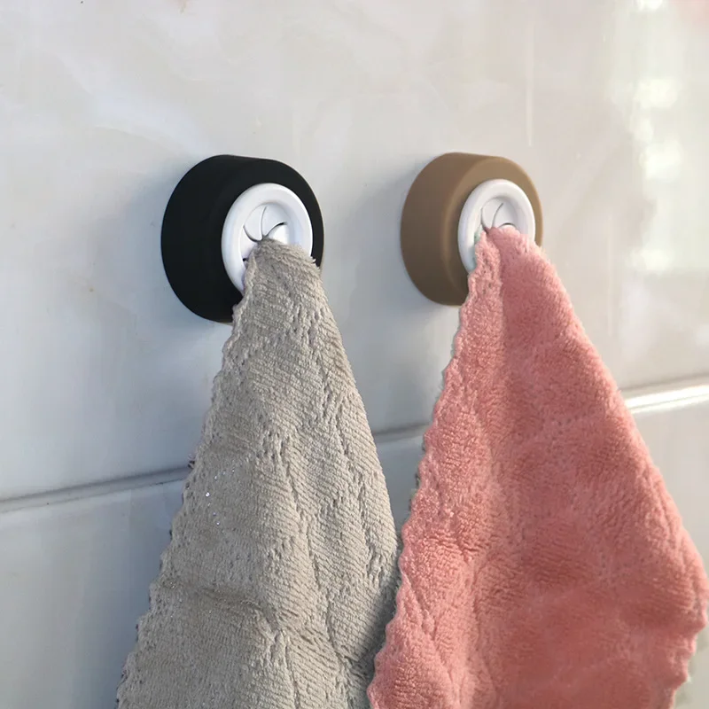

Perforation-free Towel Hook Hole Plug Wall Hanging Towel Hanger Bathroom Bathroom Kitchen Rag Clip Dishcloth Rag