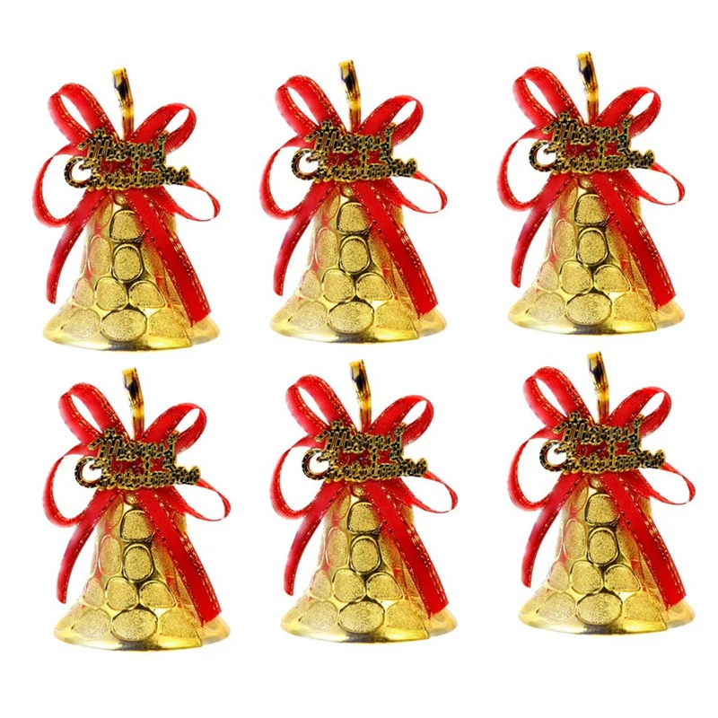 

12Pcs Door Hangers Bells Pendant Christmas Garland Ornament Christmas Decor Garland