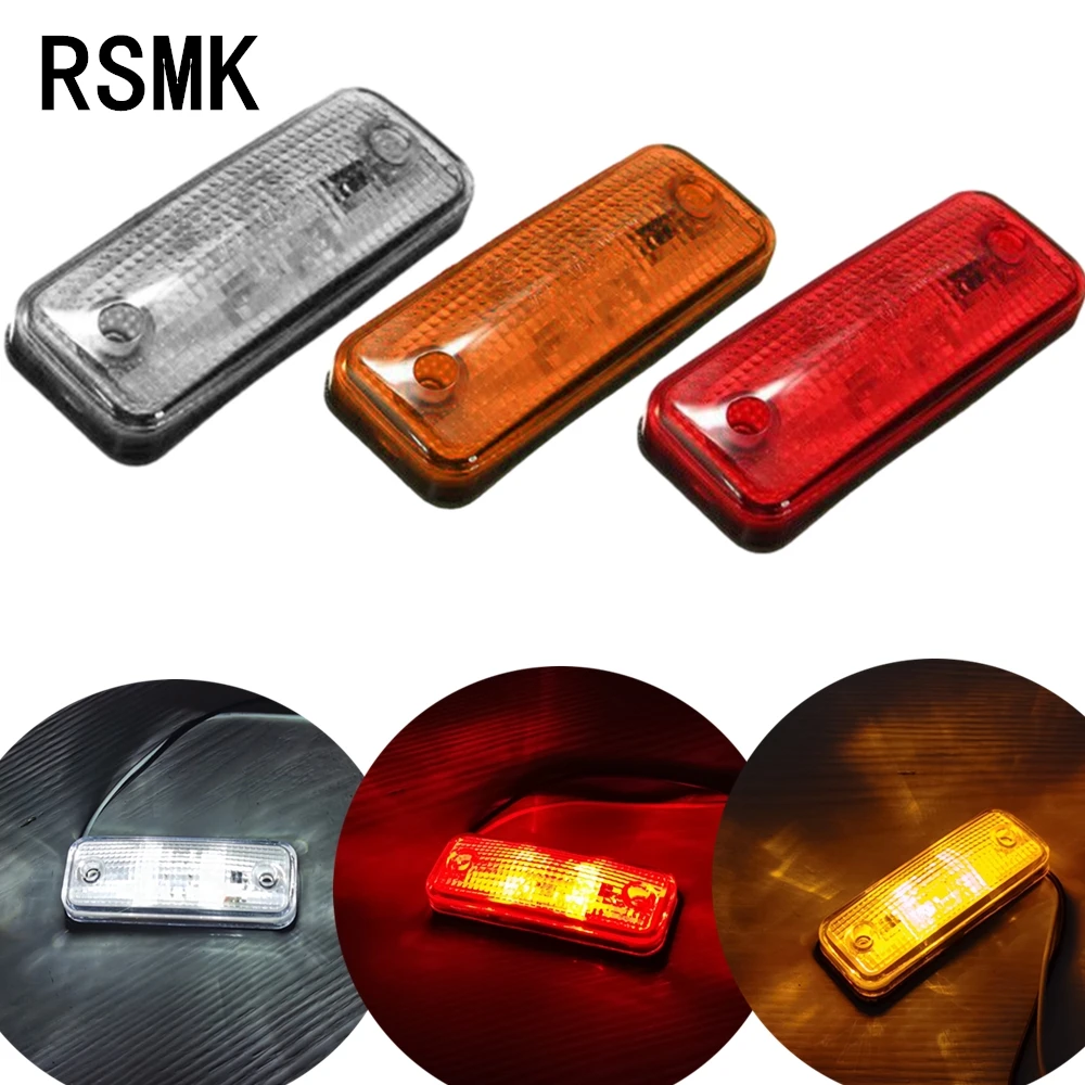 1pc 1030V Red White Amber Clearance Side Marker Indicator Light For