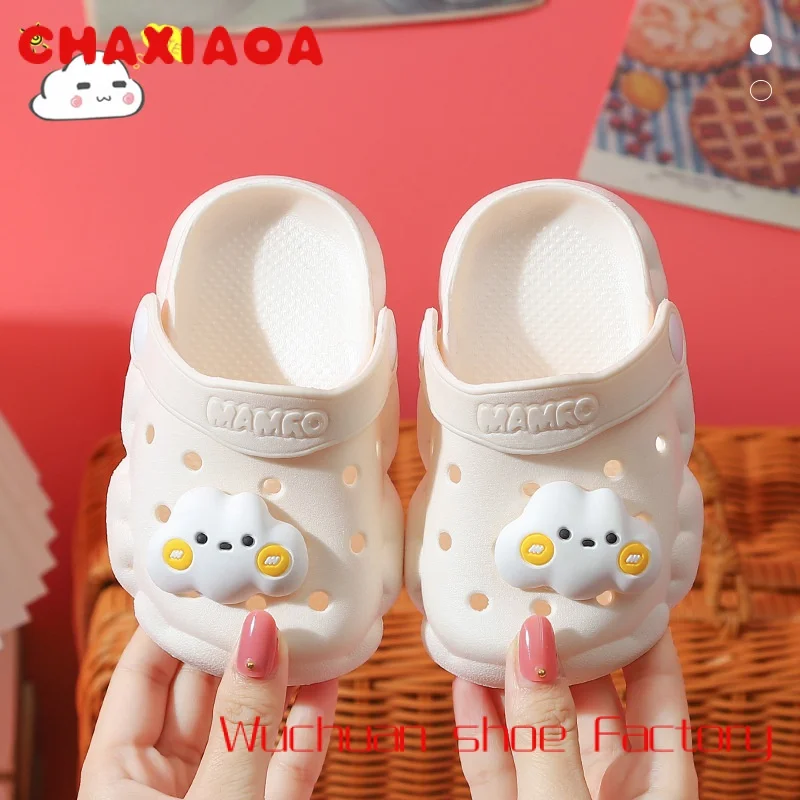 

Summer new soft cartoon shoes non-slip boys baby girl beach children outdoor and indoor slippers
