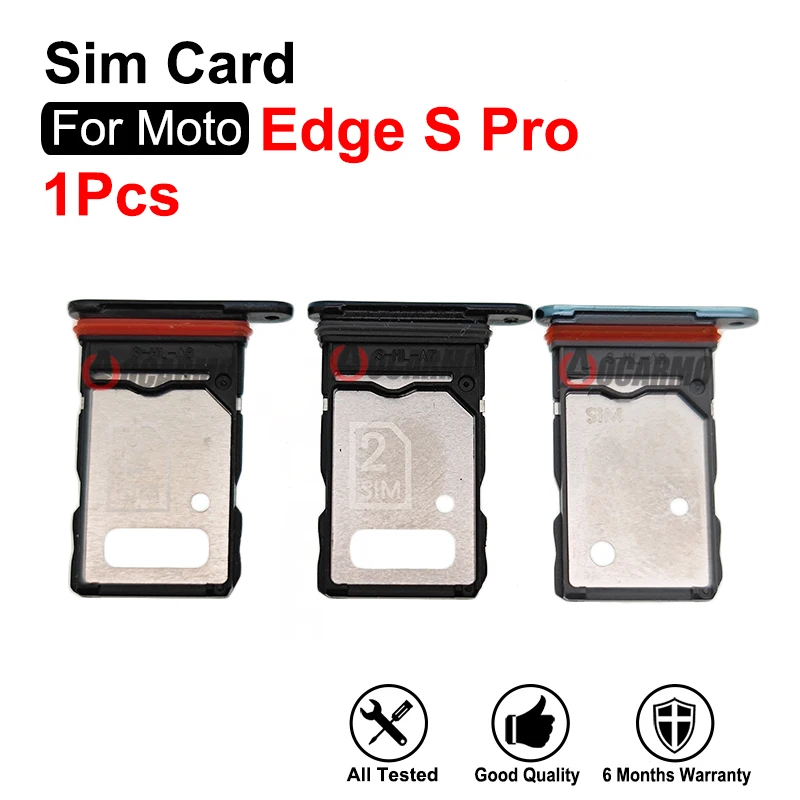 Per Motorola Moto Edge S Pro Sim Card Sim Vassoio Supporto Presa Slot Riparazione Parti Di Ricambio