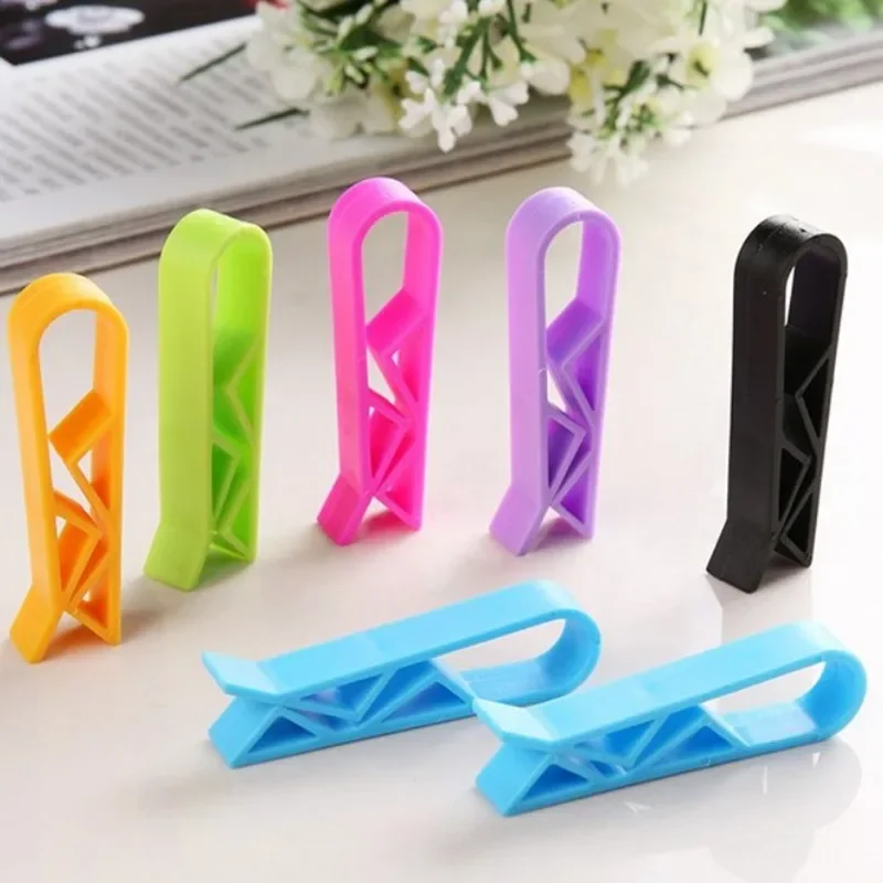 

Random Practical Bag Clip Plastic Garbage Fixed Waste Holder Rubbish Clip Trash Can Clamp Kitchen Bathroom Gadgets 10/20/30Pcs