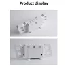 Mini 3D Digital Clock LED Electronic Alarm Clock Wall Clocks Wall-mounted Luminous Light Desk Decorating Table Decorations Home 6