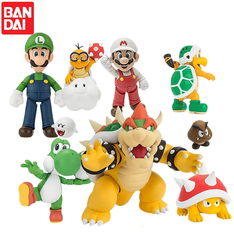 

In Stock Bandai SHF Super Mario Bros. Louis Kuba BOSS Yoshi Scene Accessory Pack Anime Action Figure ToyGiftModelHobbyCollection