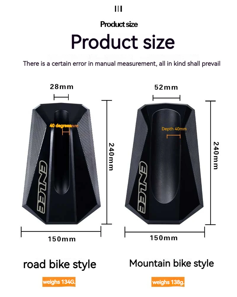 Description Picture 4 of itemENLEE Bike Front Wheel Stand Station Bike Wheel Holder Road MTB Bike Pad Stabilize Support Block Front Wheel Fixing Frame