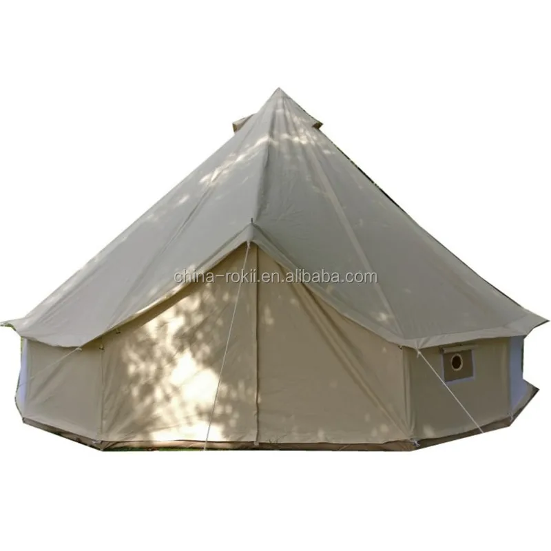 

hole chimney 5m bell tent with mosquito net