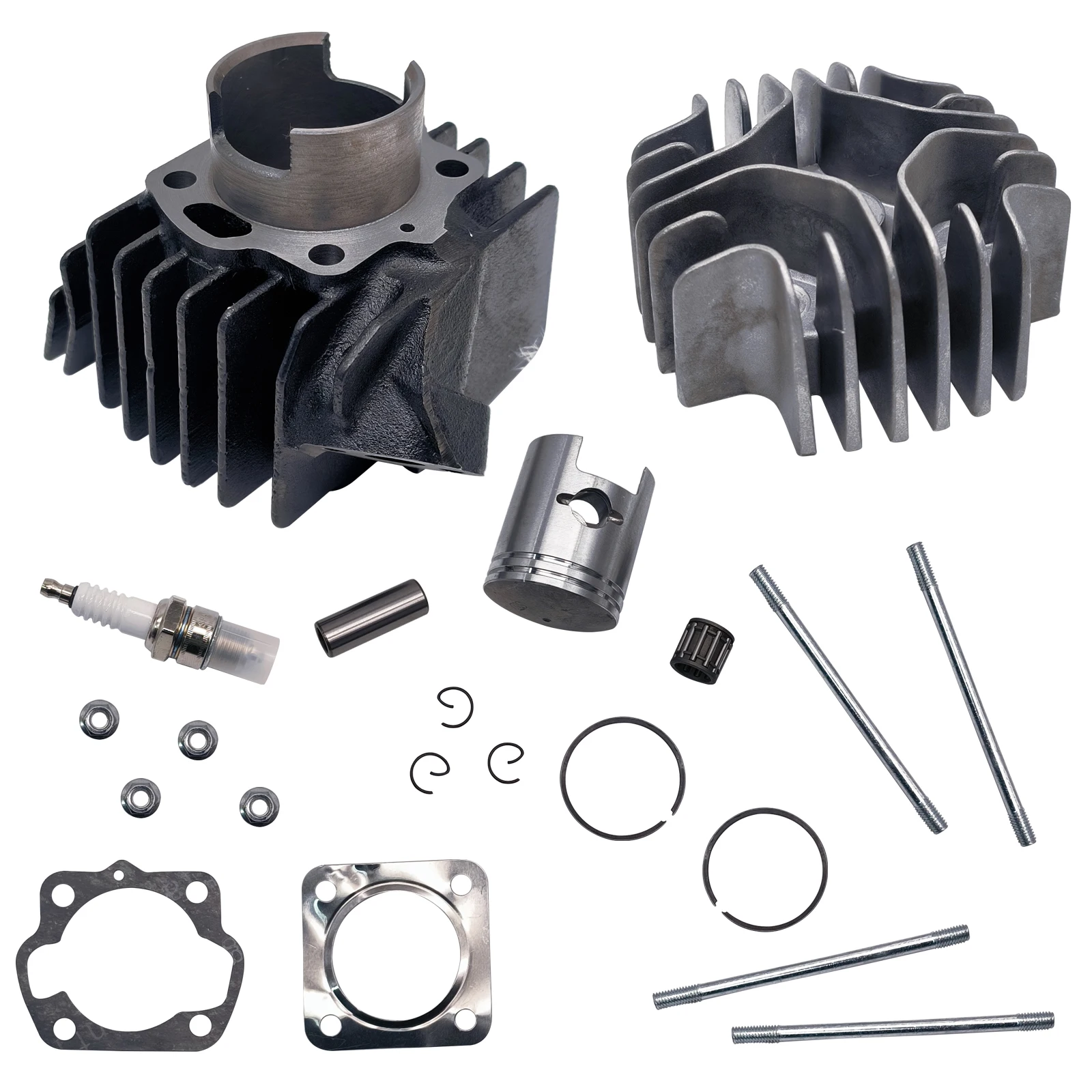 Cylinder Piston Gasket Head Top End Kit Fit For Suzuki LT A50 LT50 JR50 LT Quadrunner 11111-04001 11210-04012-0F0 11141-04000 for yanmar excavator forklift 3tne88 head gasket piston liner main rod bearing rebuild overhaul kit valve guide