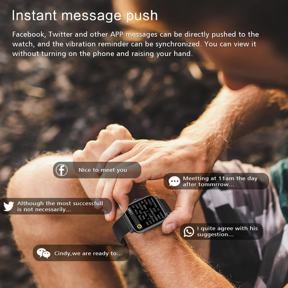 2023   Ʈ ġ  ɹڼ ƮϽ ƮĿ ð IP67   Smartwatch