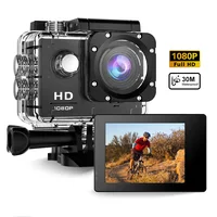 1080P Action Camera WiFi 12MP 2" LCD 30M Waterproof 140D Helmet Bicycle Video Camera Outdoor Sport Cam 1