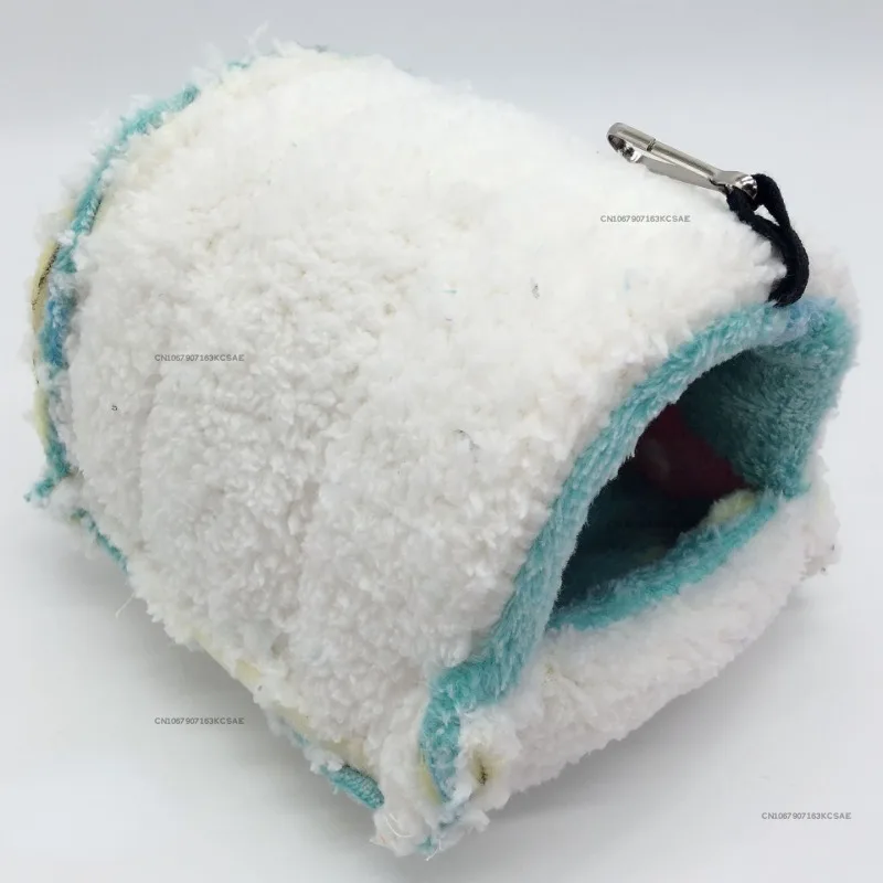 Plush Pet Hamster Nest for Birds House Warm Comfortable Winter Parrot Hammock Cave Cage Hut Tent Pet Bird Cage Accessories