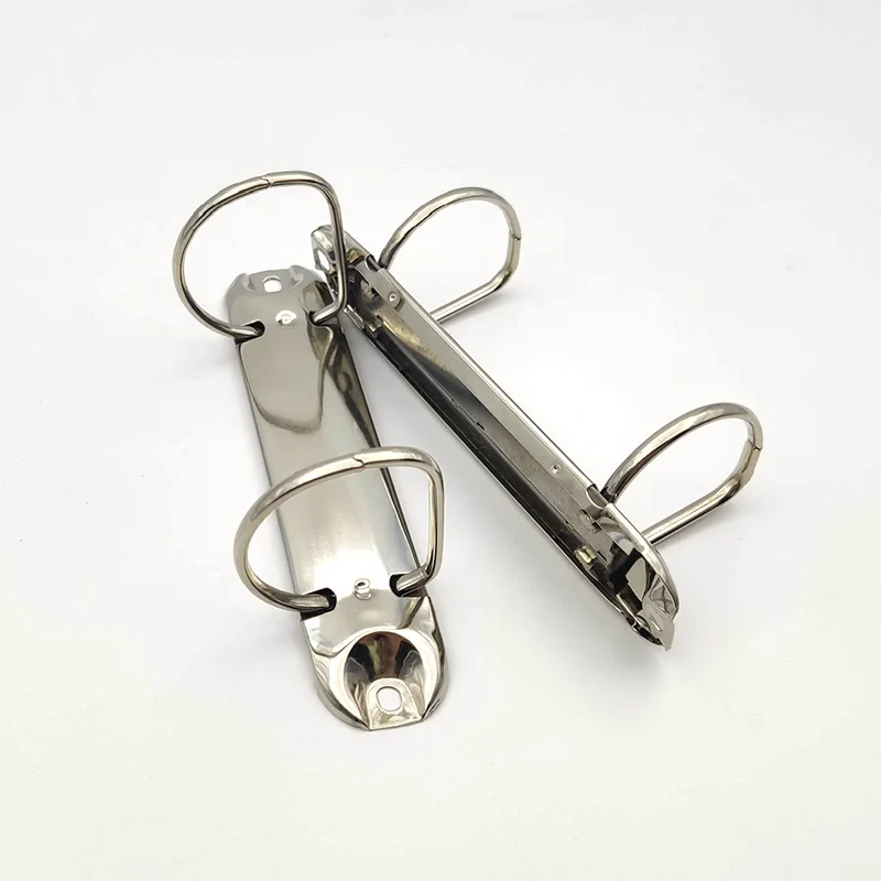 2 Rings Binder Clips O / D Shape 30-38mm Metal Loose-Leaf 2-Hole Spiral File Folder Album Diary Clips Notebook Stationery,metal ring binder,metal binder ring,loose leaf binder clips,binder clip