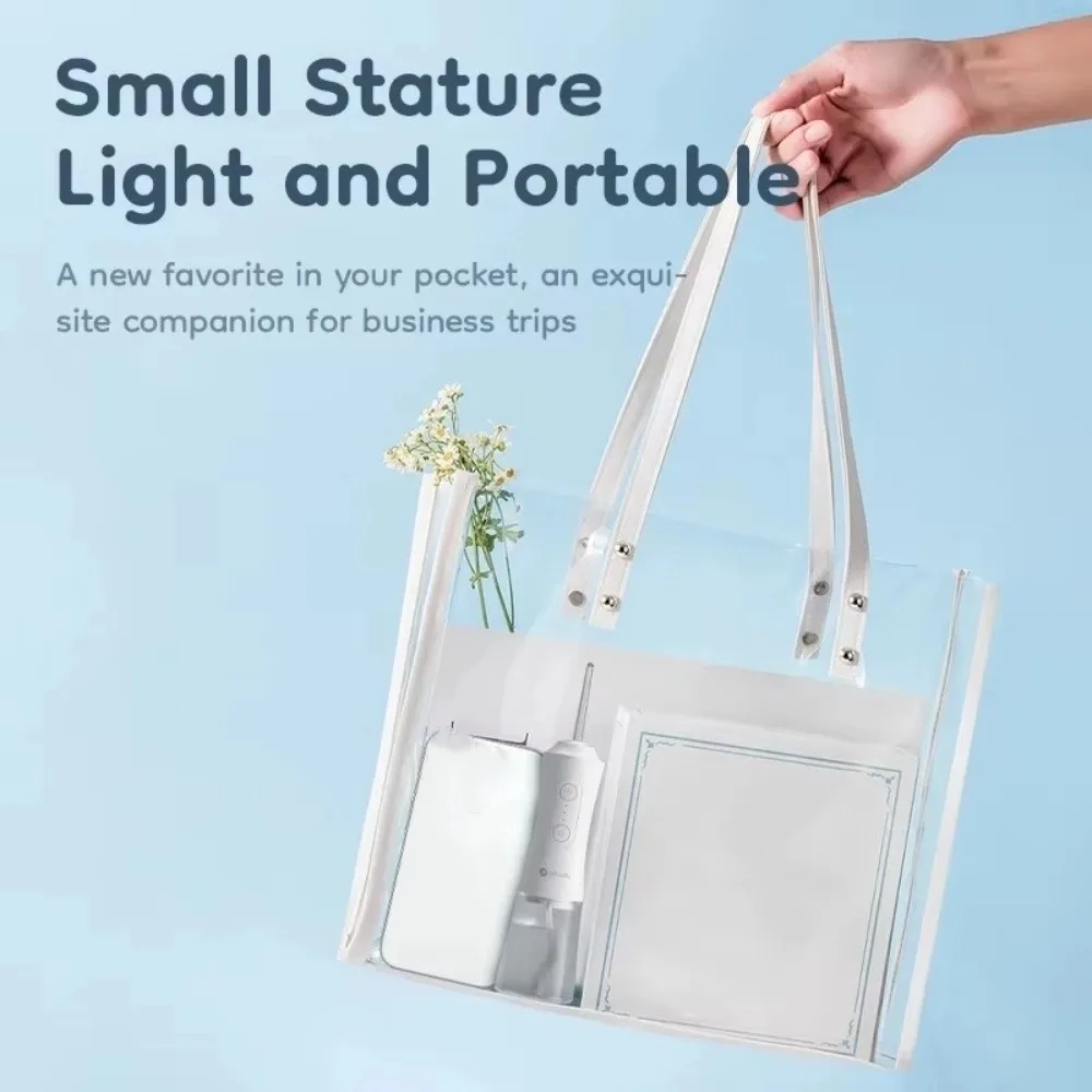 휴대용 전기 구강 세정기 스마트 충전식 치아 클리너 3가지 세척 모드 무선 치석 제거기 잇몸 관리