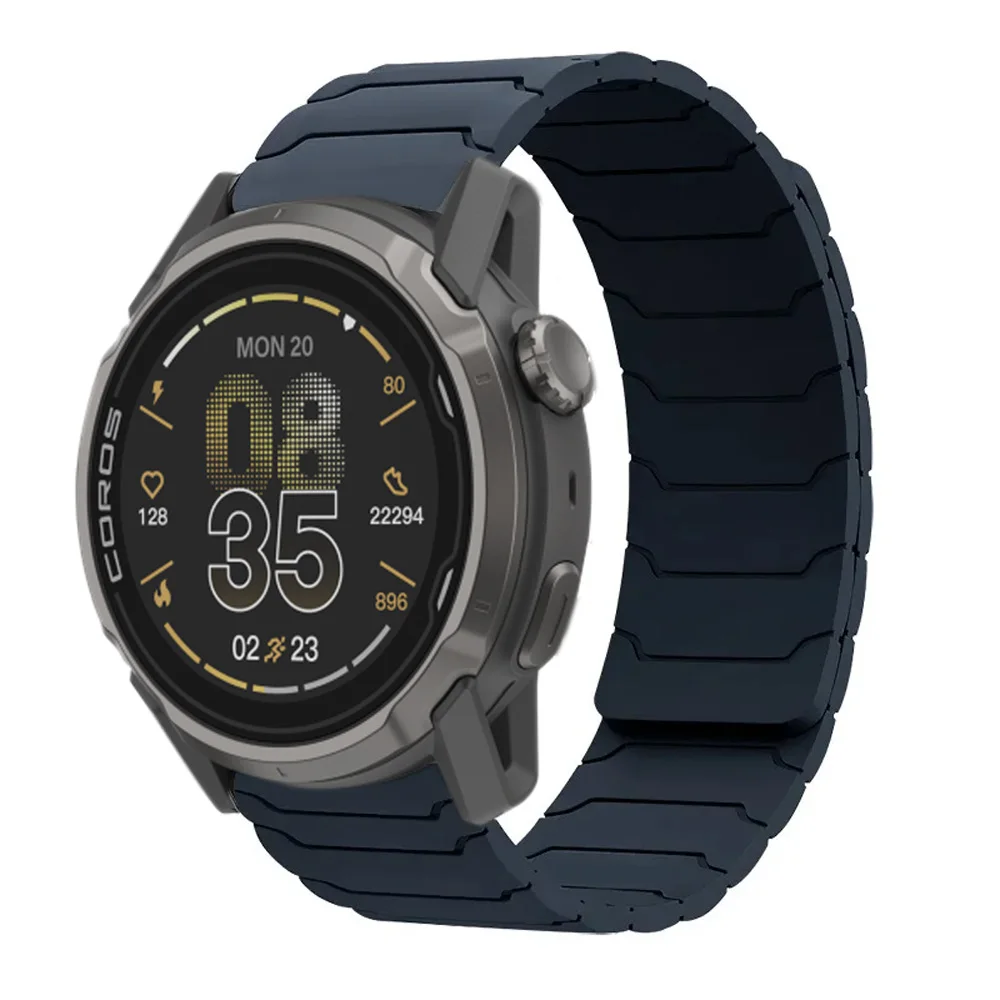 Magnetic Silicone Sport Strap - 20/22mm - Versatile Fitness Watch Band Bracelet