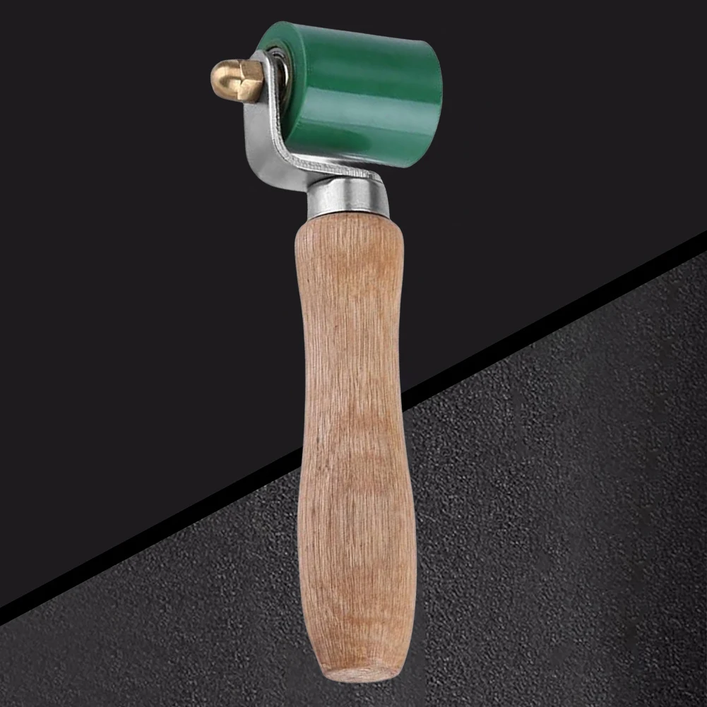 40mm Silicone Hand Pressure Roller Handwheel PVC Seam Crochet Roofing Welding Tools High Temperature Pressure Roller