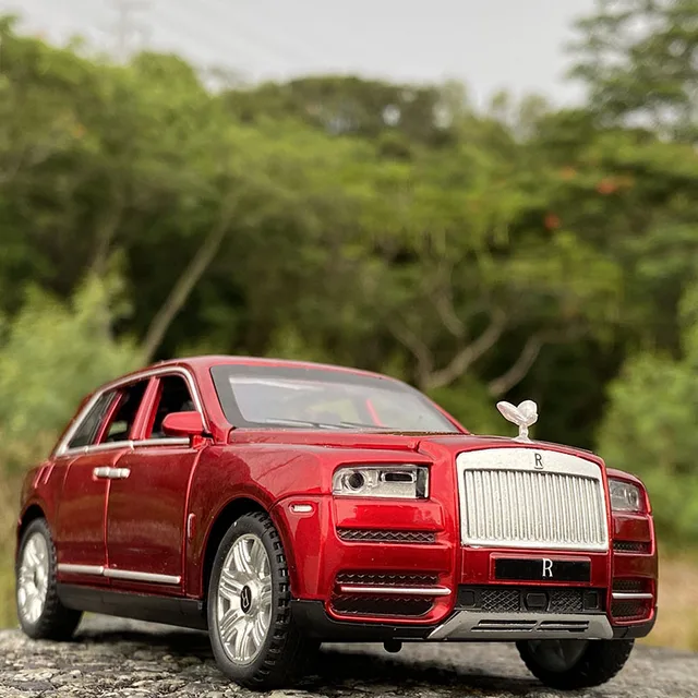 1:32 Rolls Royce SUV Cullinan Alloy Car Model Diecasts Metal Toy Car Model Simulation Sound and Light Collection Childrens Gifts 4