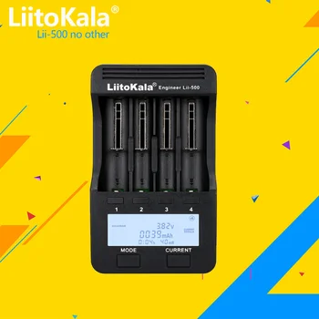 LiitoKala Lii-500 LCD 디스플레이 스마트 배터리 충전기, 테스트 배터리 용량, 18650 26650 16340 18350, 3.7V, 1.2V