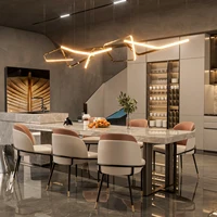 Dining Chairs Set of 2, Faux Leather Dining Chairs Upholstered Padded Modern Dining Room Chairs Back Wood Kitchen Make Up Chairs 2